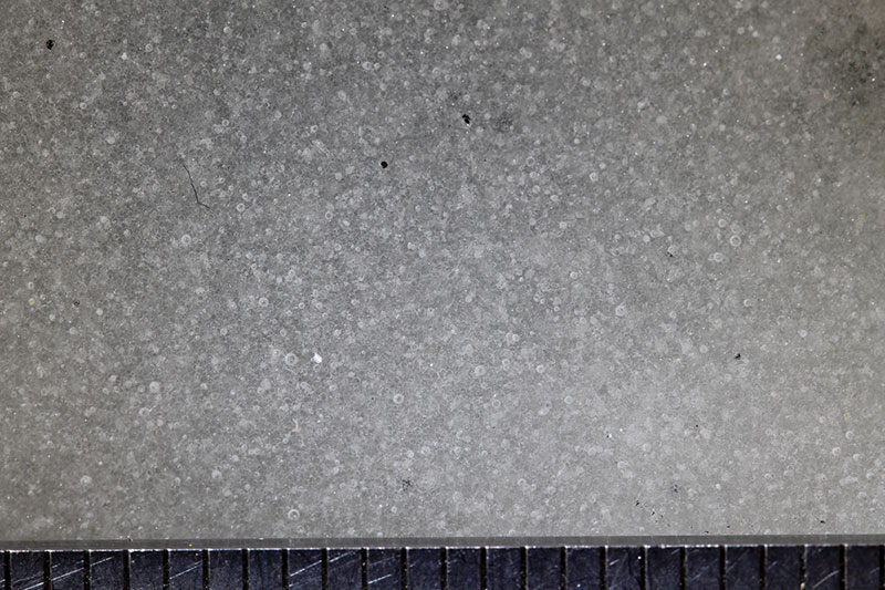 Microhardness testing of Glass beads LMATS